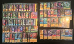 Disney Lorcana Cold Foil Lot - 108 Inklands Foils - C/UC/R/SR - No Duplicates! - Image 1