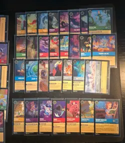 Disney Lorcana Cold Foil Lot - 108 Inklands Foils - C/UC/R/SR - No Duplicates! - Image 3