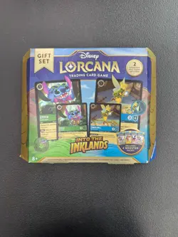Disney Lorcana Into the Inklands Gift Set Sealed Stitch Tinker Bell - Image 1