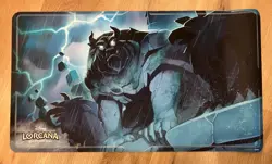 Disney Lorcana Rise Of The Floodborn Beast Gargoyle Forbidding Recluse Playmat - Image 1