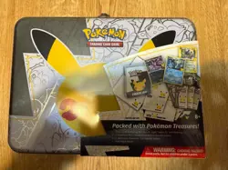Pokemon 25th Anniversary Celebrations Treasure Chest Lunchbox Tin Factory SEALED - Image 1