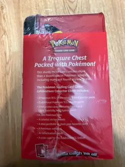 Pokemon 25th Anniversary Celebrations Treasure Chest Lunchbox Tin Factory SEALED - Image 5