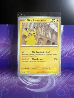 Pokemon - Pikachu At The Museum Oversized Promo Card - Image 1