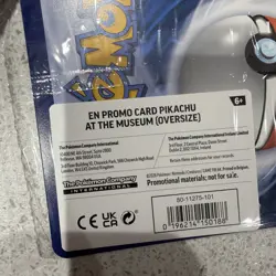 Pokemon TCG Pikachu At The Museum Oversized Promo Card Sealed - Image 3