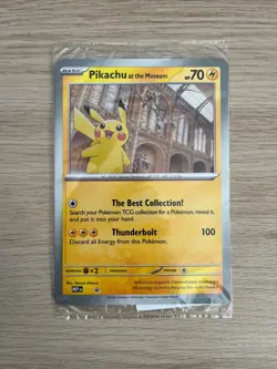 Pikachu At The Museum SEALED Promo Oversized Card Pokemon - Image 1