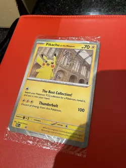 Pokemon TCG Pikachu At The Museum Promo Oversized Card - Image 1