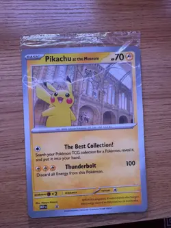 pokemon TCG-pikachu at the museum oversized card SEALED - Image 1