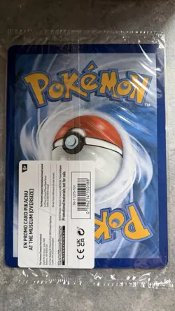 Pokemon Card Pikachu at the Museum Oversized - Image 2