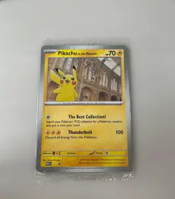 Pokemon Pikachu At The Museum Oversized Promo Card - New - DISPATCHED TODAY ✅ - Image 1