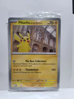 Pokemon - Pikachu At The Museum - Promo Oversized Card - Image 1