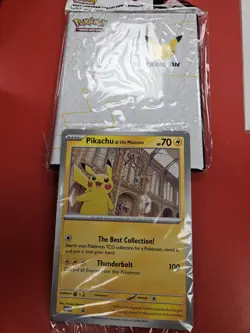 Pokemon Oversized Card Binder & FREE Pikachu at the Museum Oversize Card, sealed - Image 5