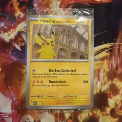 Pokemon TCG Sealed Pikachu At The Museum Oversized Promo Card SWSH039 - Image 1