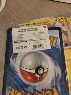 Pokemon Pikachu At The Museum Oversized Promo Card X6 Brand New And Sealed - Image 2