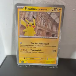 Pokemon TCG - Pikachu At The Museum - Promo Oversized Card - Image 1