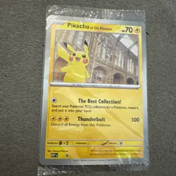 Pokemon TCG -Pikachu at the Museum - Oversized Jumbo Promo Card -New Sealed - Image 1