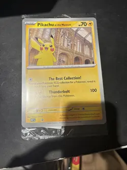 Pokemon TCG Promo Oversized Card - Pikachu at the Museum (Sealed) - UK - Image 1
