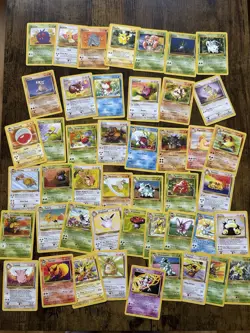 Pokemon TCG Jungle Bundle Of 45 Base Cards - Image 1