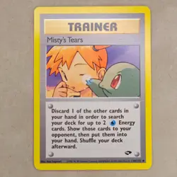 Pokemon Card - Misty's Tears Gym Challenge 118/132 Uncommon MP Moderately Played - Image 1