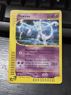 Pokemon Mewtwo TCG Expedition Base Set Card 20/165 Reverse Holo Lp - Image 1