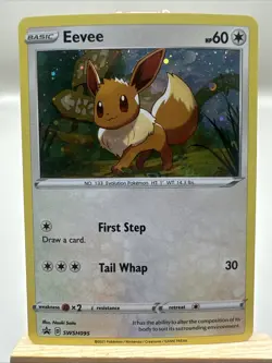 Black Star Promo Eevee SWSH095 Promo SWSH: Sword & Shield Promo Cards - Image 1