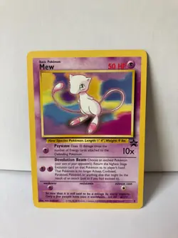 Mew #8 Black Star Promo Pokemon Card WOTC 2000 LP/NM - Image 1