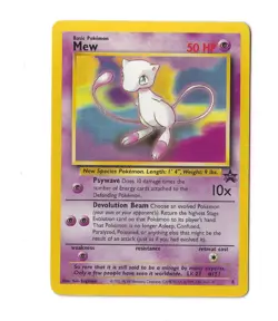 Mew #8 Black Star Promo Pokemon Card WOTC 2000 LP/NM - Image 3
