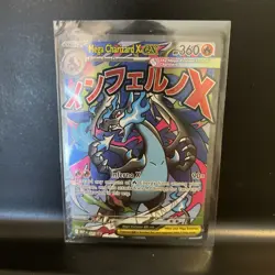 Mega Charizard X ex #023 Mega Evolution Promo Pokemon Card - Image 1