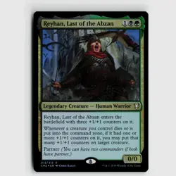 MTG Reyhan Last of the Abzan #13 Commander Anthology Volume II Foil R NM Magic - Image 1