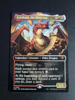 Lorehold, the Historian (Borderless) Mythic MTG Secrets of Strixhaven - Image 1