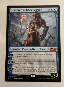 MTG Magic Tezzeret, Artifice Master Core Set 2019 #079 NM magic the gathering - Image 1