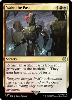 Wake the Past 0221 MTG PIP Fallout Rare NP - Image 1