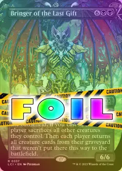 Bringer of the Last Gift Borderless 0337 MTG LCI Rare NP Foil - Image 1
