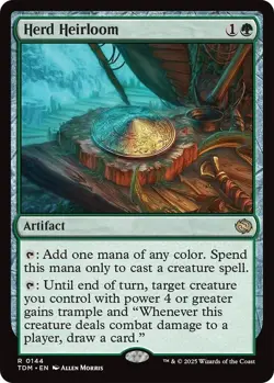 Herd Heirloom 0144 MTG TDM Tarkir: Dragonstorm Rare NP - Image 1