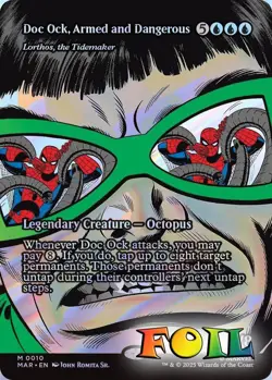 Doc Ock, Armed and Dangerous Borderless 0010 MTG MAR Mythic NP Foil - Image 1
