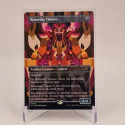 Roaming Throne Borderless 0344 MTG The Lost Caverns of Ixalan Rare NP - Image 1