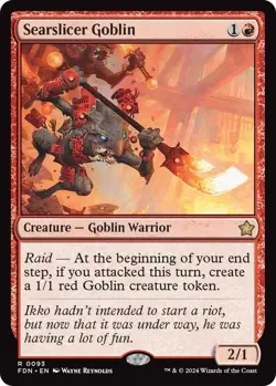 Searslicer Goblin 0093 MTG FDN Foundations Rare NP - Image 1