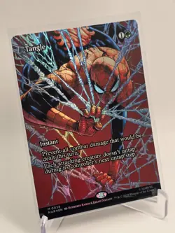 Tangle Borderless 0038 MTG Marvel Universe Eternal Mythic NP Foil - Image 1