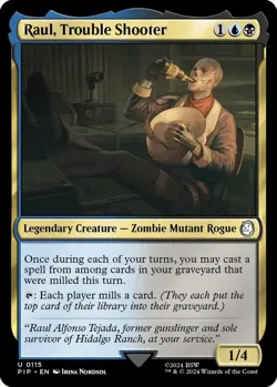 Raul Trouble Shooter 0115 MTG PIP Fallout Uncommon NP - Image 1