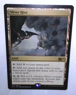 Sliver Hive - Magic 2015 M15 - Rare Land - MTG Magic the Gathering - NM - Image 1