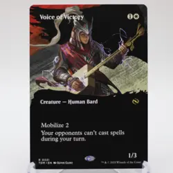 Voice of Victory Borderless 0331 MTG TDM Tarkir: Dragonstorm Rare NP - Image 1