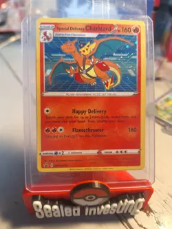 🔥 Special Delivery Charizard Sealed SWSH075 Pokemon Center Black Star Promo 🔥 - Image 1