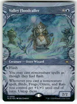 Valley Floodcaller Showcase 308 MTG BLB R NM Foil - Image 1