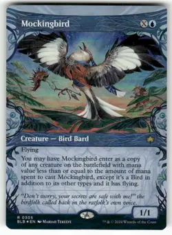 Mockingbird Showcase 305 MTG BLB R NM Foil - Image 1