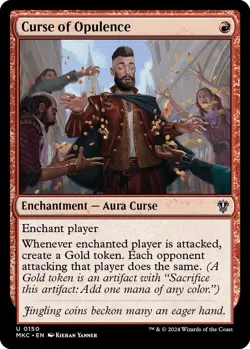 Curse of Opulence 0150 MTG MKC Commander: Murders at Karlov Manor Uncommon NP - Image 1