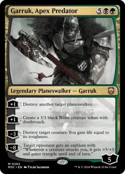 Garruk Apex Predator 262 MTG Commander M3C Mythic NP - Image 1