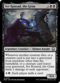 Syr Konrad the Grim 207 MTG Commander M3C Uncommon NP - Image 1