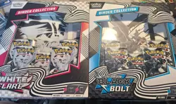 🔥 Pokemon Black Bolt & White Flare Binder Collections Set of 2 Sealed 🔥 - Image 1
