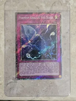 YUGIOH RA04-EN264 Phantom Knights' Fog Blade Platinum Secret Rare 1st Edition NM - Image 1