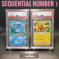 PSA 10 Articuno Zapdos 009 012 Pokemon Card Classic 2023 Pokemon Card Japanese - Image 1