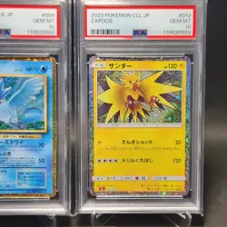 PSA 10 Articuno Zapdos 009 012 Pokemon Card Classic 2023 Pokemon Card Japanese - Image 4
